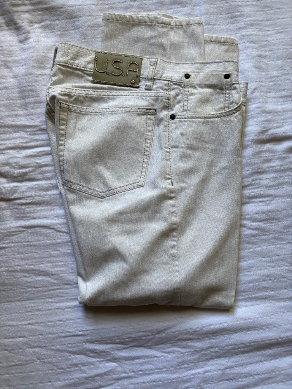 Varvatos Off-white Jeans, size 31